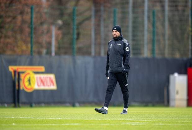 Sport Bilder des Tages Fussball, Herren, Saison 2024 25, 1. Bundesliga, 1. FC Union Berlin, Training, Trainer Bo Svensson (1. FC Union Berlin), 26.11. 2024, Copyright: xSebastianxRäppold MatthiasxKochx