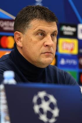 RECORD DATE NOT STATED 26.11.2024 Belgrade(Serbia) Vladan Milojevic FK Crvena Zvezda(FC Red Star) coach men s football at press conference, PK, Pressekonferenz day before champion s league match against VfB Stuttgart :S.Sandic