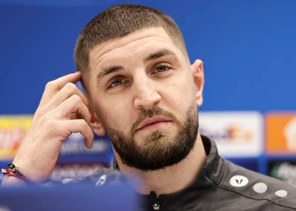 Crvena Zvezda v FC Barcelona, Barca - UEFA Champions League Jeff Chabot of FC Stuttgart during the press conference, PK, Pressekonferenz ahead the UEFA Champions League match Season 2024 2025 match between Crvena Zvezda and FC Stuttgart at stadium Rajko Mitic on November 26, 2024 in Belgrade, Serbia. Beograd Serbia Copyright: xSrdjanxStevanovicx x