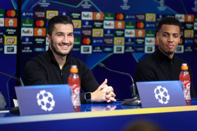 UEFA Chapmions League: Borussia Dortmund press Head Coach of Borussia Dortmund Nuri Sahin speaks on a press conference, PK, Pressekonferenz at Maksimir Stadium in Zagreb, Croatia, on November 26, 2024.  IgorxKralj PIXSELL