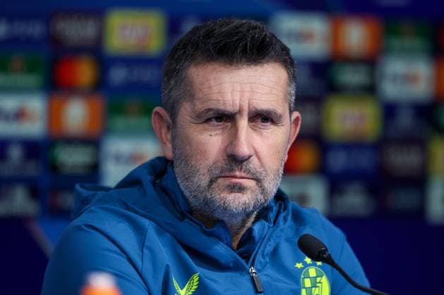 UEFA Chapmions League: Dinamo Zagreb press and training Head Coach of GNK Dinamo Zagreb Nenad Bjelica speaks on a press conference, PK, Pressekonferenz at Maksimir Stadium in Zagreb, Croatia, on November 26, 2024.  IgorxKralj PIXSELL