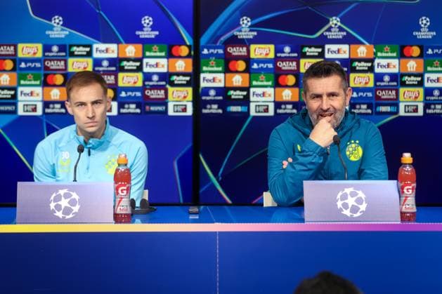 UEFA Chapmions League: Dinamo Zagreb press and training Dinamo Zagreb s players Marko Rog and Head Coach of GNK Dinamo Zagreb Nenad Bjelica speaks on a press conference, PK, Pressekonferenz at Maksimir Stadium in Zagreb, Croatia, on November 26, 2024.  IgorxKralj PIXSELL