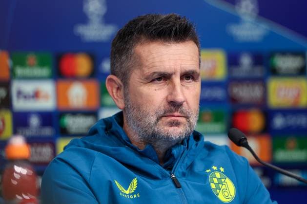 UEFA Chapmions League: Dinamo Zagreb press and training Head Coach of GNK Dinamo Zagreb Nenad Bjelica speaks on a press conference, PK, Pressekonferenz at Maksimir Stadium in Zagreb, Croatia, on November 26, 2024.  IgorxKralj PIXSELL