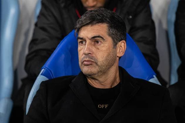 Paulo Fonseca during UEFA Champions league match, SK Slovan Bratislava - AC Milan , 26. november 2024, Tehelne pole Stadium, Bratislava, Slovakia Copyright: xMICHALxFAJT,ZOSPORTU.SKx DSC_6699