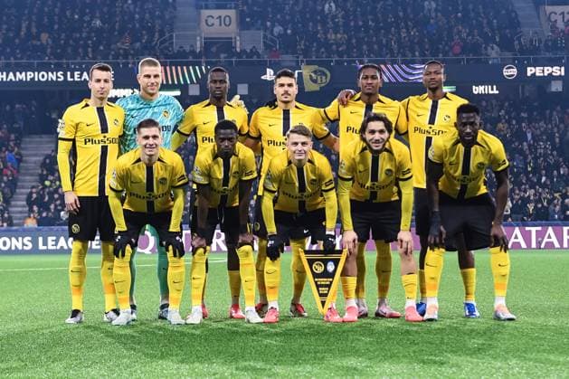 BERN, SWITZERLAND - NOVEMBER 26: Young Boys team photo during the UEFA Champions League 2024 25 League Phase MD5 match between BSC Young Boys and Atalanta BC at Stadion Wankdorf on November 26, 2024 in Bern, Switzerland. Bern Stadion Wankdorf Bern Switzerland Copyright: xJustPictures.ch ManuelxWinterbergerx jp-en-EuSpIm-JP4_MAN_YB_Atalanta_26Nov2024_BE_01192