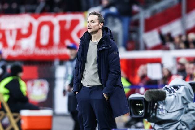 Fussball, UEFA Champions League Saison 2024 2025 Ligaphase 5.Spieltag Bayer 04 Leverkusen - FC Salzburg 26.11.2024, BayArena Pepijn Lijnders (Trainer, FC Salzburg) Leverkusen BayArena Nordrhein-Westfahlen Deutschland