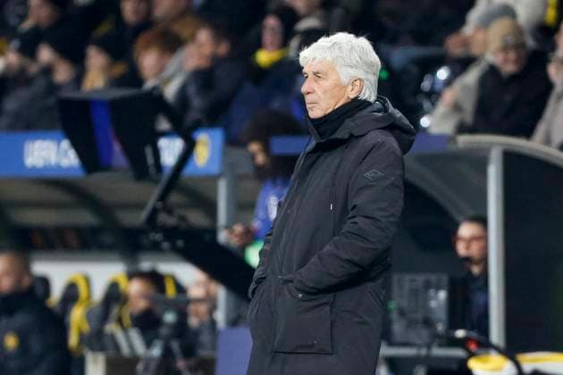 Gian Piero Gasperini (Atalanta Bergamo, Trainer) , Fussball, UEFA Champions League, 5. Spieltag, 2024 2025, Young Boys Bern vs. Atalanta Bergamo, 26.11.2024, Stadion Wankdorf, Bern, Schweiz Bern Stadion Wankdorf Kanton Bern Schweiz Copyright: xGrantxHubbsx