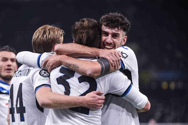 BERN, SWITZERLAND - NOVEMBER 26: Mateo Retegui of Atalanta C) celebrates his goal during the UEFA Champions League 2024 25 League Phase MD5 match between BSC Young Boys and Atalanta BC at Stadion Wankdorf on November 26, 2024 in Bern, Switzerland. Bern Stadion Wankdorf Bern Switzerland Copyright: xJustPictures.ch ManuelxWinterbergerx jp-en-EuSpIm-JP4_MAN_YB_Atalanta_26Nov2024_BE_01208