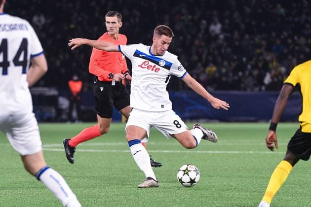 BERN, SWITZERLAND - NOVEMBER 26: Mario Pasalic of Atalanta in action during the UEFA Champions League 2024 25 League Phase MD5 match between BSC Young Boys and Atalanta BC at Stadion Wankdorf on November 26, 2024 in Bern, Switzerland. Bern Stadion Wankdorf Bern Switzerland Copyright: xJustPictures.ch ManuelxWinterbergerx jp-en-EuSpIm-JP4_MAN_YB_Atalanta_26Nov2024_BE_01224