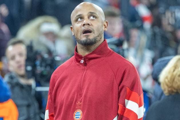 Cheftrainer Vincent Kompany (FC Bayern Muenchen) schaut, FC Bayern Muenchen vs. Paris Saint-Germain, Champions League, Fussball, 5. Spieltag, 26.11.2024 Muenchen Bayern Deutschland