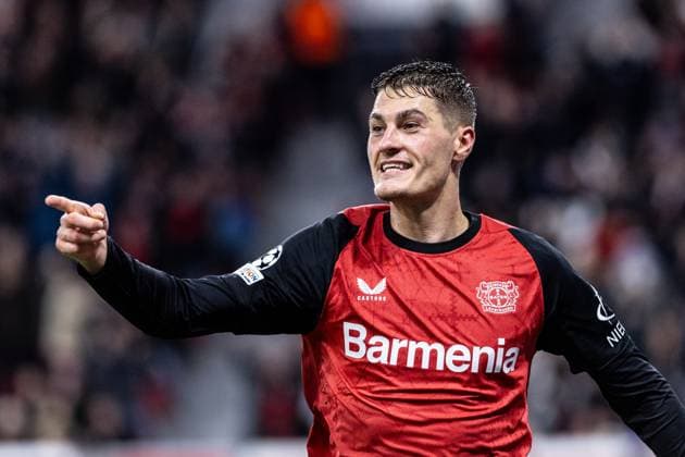 UEFA Champions League: Bayer 04 Leverkusen - FC Salzburg; 26.11.2024 Bayer 04 Leverkusen im Jubel, 4:0, Patrick Schick (Bayer 04 Leverkusen, 14) UEFA Champions League: Bayer 04 Leverkusen - FC Salzburg; BayArena, Leverkusen; 26.11.2024 Copyright: xBEAUTIFULxSPORTS Buriakovx
