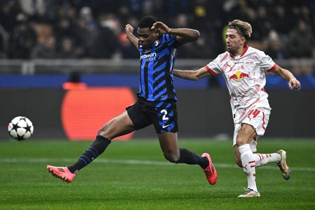 Db Milano 26 11 2024 - Champions League Inter-Lipsia foto Daniele Buffa Image nella foto: Denzel Justus Dumfries 