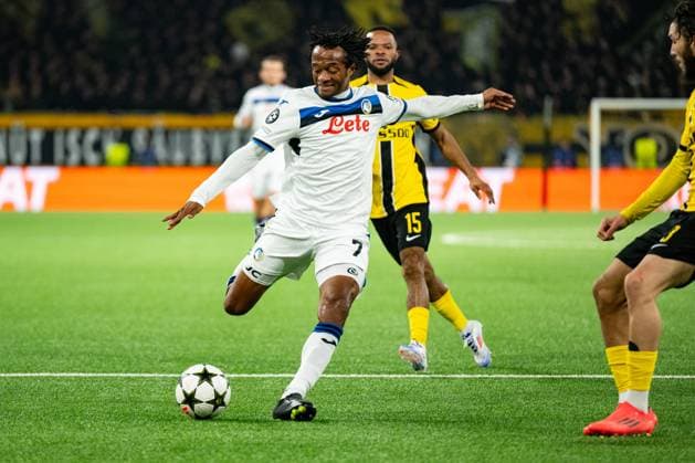 26 11 2024, Bern, Stadion Wankdorf, UEFA Champions League: Young Boys - Atalanta, 7 Teun Koopmeiners (Atalanta) in action Bern Stadion Wankdorf Bern Switzerland Copyright: xJustPictures.ch KjetilxWaberx jp-en-KjWa-SF_241126_91372