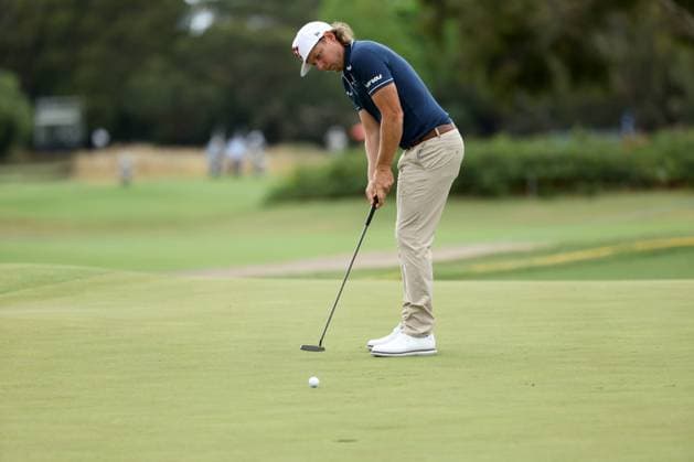 GOLF AUSTRALIAN OPEN PRO AM, Cameron Smith putts during the Australian Open Pro-Am at Kingston Heath Golf Club in Melbourne, Wednesday, November 27, 2024. ( NO ARCHIVING, EDITORIAL USE ONLY, NO USE IN BOOKS WITHOUT CONSENT Melbourne Victoria Australia  Copyright: xCONxCHRONISx 20241127166729049800