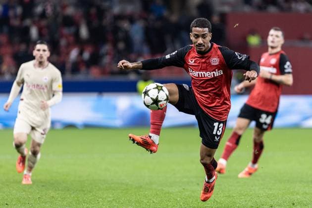 UEFA Champions League: Bayer 04 Leverkusen - FC Salzburg; 26.11.2024 Arthur (Bayer 04 Leverkusen, 13) UEFA Champions League: Bayer 04 Leverkusen - FC Salzburg; BayArena, Leverkusen; 26.11.2024 Copyright: xBEAUTIFULxSPORTS Buriakovx