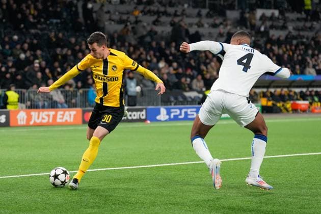 Sandro Lauper (BSC Young Boys , 30) YB Fußball, UEFA Champions Legue, 5 Spieltag, 2024 2025, BSC Young Boys vs. Atalanta Bergamo, 26.11.2024, Stadion Wankdorf, Bern,Schweiz, Bern Wankdorf Stadion Kanton Bern Schweiz Copyright: xFinleyxMörchx