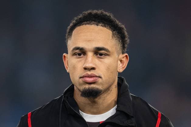 Noah Okafor during UEFA Champions league match, SK Slovan Bratislava - AC Milan , 26. november 2024, Tehelne pole Stadium, Bratislava, Slovakia Copyright: xMICHALxFAJT,ZOSPORTU.SKx FAJ_4663