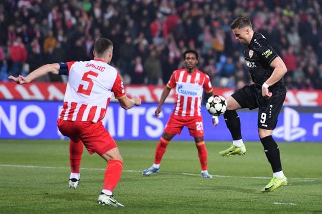 CRVENA ZVEZDA vs STUTTGART ERMEDIN DEMIROVIC Stuttgart football player at the UEFA Champions League match against Red Star at the Rajko Mitic stadium, Belgrade 27.11.2024. MN press Photo Football, Champions League, Red Star, Stuttgart Belgrade Stadion Rajko Mitic Serbia Copyright: xMarkoxMetlasx xMNxPressx