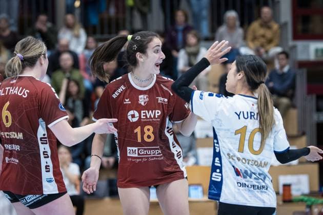 Volleyball CEV Challenge League: Volley Duedingen vs SC Potsdam; Duedingen , 27.11.2024 Andrea Tsima (Setter, SC Potsdam, 18) Volleyball CEV Challenge League: Volley Duedingen vs SC Potsdam in Duedingen , 27.11.2024 Copyright: xBEAUTIFULxSPORTS OlafxRellischx