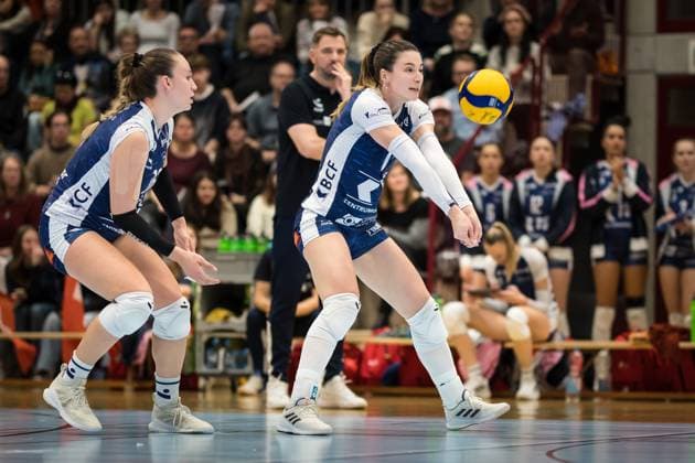 Volleyball CEV Challenge League: Volley Duedingen vs SC Potsdam; Duedingen , 27.11.2024 Sarina Wieland (Volley Duedingen 11) Volleyball CEV Challenge League: Volley Duedingen vs SC Potsdam in Duedingen , 27.11.2024 Copyright: xBEAUTIFULxSPORTS OlafxRellischx