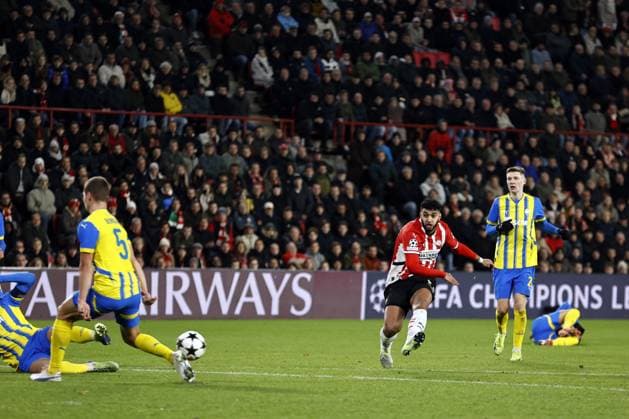 EINDHOVEN - Ismael Saibari of PSV Eindhoven during the UEFA Champions league match between PSV Eindhoven and Shakhtar Donetsk at Phillips Stadium on Nov. 27, 2024 in Eindhoven, Netherlands. ANP MAURICE VAN STEEN UEFA Champions League 2024 25 League Phase MD5 2024 25 xVIxANPxSportx xxANPxIVx 514407234 originalFilename: 514407234.jpg