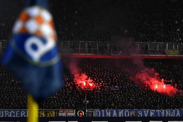 Sport Themen der Woche KW48 Zagreb, Croatia, November 27th 2024: Bad Blue Boys Zagreb during the UEFA Champions League, League phase, match between Dinamo Zagreb and Borussia Dortmund at Stadium Maksimir, Zagreb, Croatia. (Natasa Kupljenik SPP)  Copyright: xNatasaxKupljenikx xSPPx spp-en-NaKuSp-NNR_0993