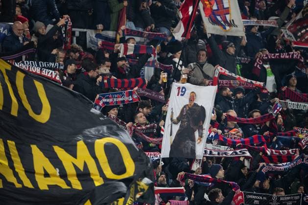 Foto IPP Damiano Fiorentini Bologna 27 11 2024 calcio Champions League 2024-2025 partita Bologna - Lille nella foto: tifo Bologna Italy Photo Press World Copyright italy  Copyright: xR4924_italyphotopressx