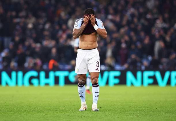 Aston Villa FC v Juventus FC Diego Carlos of Aston Villa reacts following the Aston Villa FC v Juventus FC UEFA Champions League Round 1 match at Villa Park, Birmingham, England, United Kingdom on 27 November 2024 Editorial use only. All images are copyright Every Second Media Limited. No images may be reproduced without prior permission. Copyright: xIMAGO EveryxSecondxMediax ESM-1229-0064