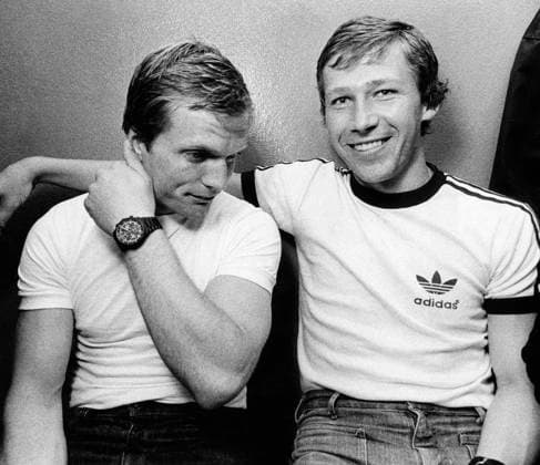 Ort okänd 1976-06-16. Fotbollsspelarna Björn Andersson och Conny Torstensson. Sverige x53x *** Place unknown 1976 06 16 Football players Björn Andersson and Conny Torstensson Sweden x53x  Copyright: xSven-ErikxSjöberg DN TTx ANDERSSON TORSTENSSON xx *** Place unknown 1976 06 16 Football players Björn Andersson and Conny Torstensson Sweden x53x Place unknown 1976 06 16 Football players Björn Andersson and Conny Torstensson Sweden x53x  Copyright xSven ErikxSjöberg DN TTx ANDERSSON TORSTENSSON xx  Copyright: xIMAGO Sven-ErikxSjöberg DN TTx imago images 0780095790