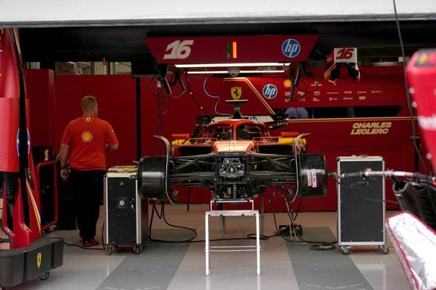Formula 1 Qatar Airways Qatar Grand Prix 2024 28.11.2024, Losail International Circuit, Doha, Formula 1 Qatar Airways Qatar Grand Prix 2024 ,im Bild Das Auto von Charles Leclerc (MCO), Scuderia Ferrari HP