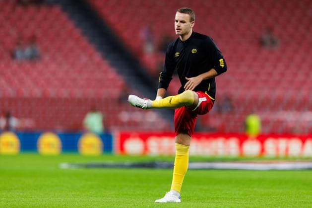 241128 Gustav Henriksson of Elfsborg ahead of the Europa League match between Athletic Bilbao and Elfsborg on November 28, 2024 in Bilbao. Photo: Bildbyran EXT BILDBYRAN kod XY XZ0198 fotboll football soccer fotball uefa europa league europa league athletic bilbao elfsborg bbeng Copyright: BILDBYRANxEXT BB241128BB677
