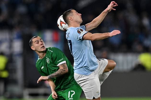 As Roma 28 11 2024 - Europa League Lazio-Ludogorets foto Antonello Sammarco Image nella foto: Patric-Son 