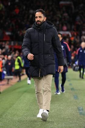 Football - UEFA EUROPA League - Manchester United, ManU v FK Bodo Glimt 28th November 2024 - UEFA EUROPA League - Manchester United v FK Bodo Glimt - Manchester United manager Ruben Amorim - Photo: Simon Stacpoole Offside. Manchester UK Copyright: xSimonxStacpoolexOffside