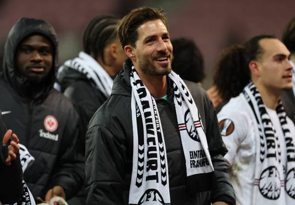 28.11.2024, Fussball UEFA Europa League, FC Midtjylland - Eintracht Frankfurt, emonline, emspor, v.l., Torwart Kevin Trapp (Eintracht Frankfurt) DFL DFB REGULATIONS PROHIBIT ANY USE OF PHOTOGRAPHS AS IMAGE SEQUENCES AND OR QUASI-VIDEO. xdcx Copyright: HMBxMedia Claus