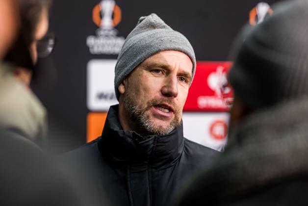 241128 Head coach Henrik Rydström of Malmö FF after the UEFA Europa League football match between Ferencvaros and Malmö FF on November 28, 2024 in Budapest. Photo: Petter Arvidson BILDBYRAN kod PA PA0935 fotboll football soccer fotball uefa europa league europa league malmö ff ferencvaros bbeng Copyright: PETTERxARVIDSON BB241128PA186