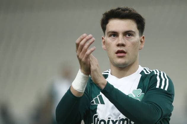 Facundo Pellistri of Panathinaikos in action during the UEFA Conference League league phase matchday 4 soccer match between Panathinaikos and HKJ Helsinki held in Olympic Athletic Center of Athens in Athens, Greece, 29 November 2024. IMAGO ONE INCH PRODUCTIONS ATHENS Greece Copyright: xOnexInchxProductionsx 6389778