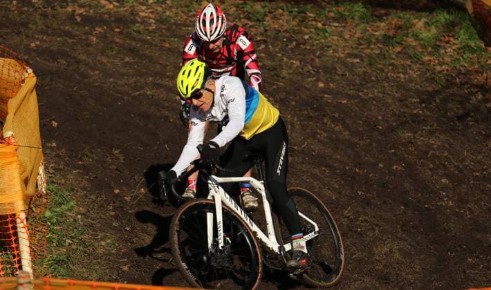 Radcross-Weltmeisterschaften der Masters in Hamburg. Klaus Peter Thaler (Harvestehuder RV) verteidigt im Hamburger Volkspark in der Altersklasse M75-79 seinen Titel aus dem Vorjahr.