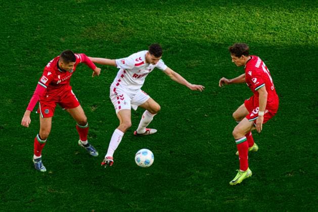 COLOGNE, GERMANY - 30 NOVEMBER, 2024: The football match of 2.Bundesliga 1. FC Koeln vs Hannover 96 at Rhein Energie Stadion  Copyright: xVITALIIxKLIUIEVx