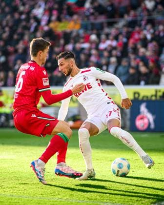 COLOGNE, GERMANY - 30 NOVEMBER, 2024: The football match of 2.Bundesliga 1. FC Koeln vs Hannover 96 at Rhein Energie Stadion  Copyright: xVITALIIxKLIUIEVx