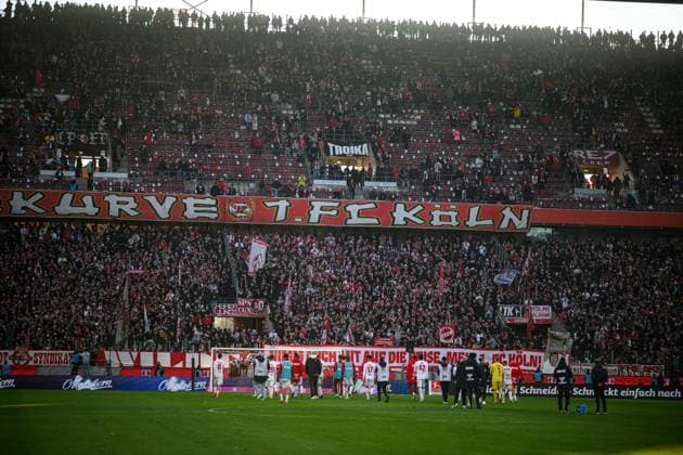 COLOGNE, GERMANY - 30 NOVEMBER, 2024: The football match of 2.Bundesliga 1. FC Koeln vs Hannover 96 at Rhein Energie Stadion  Copyright: xVITALIIxKLIUIEVx