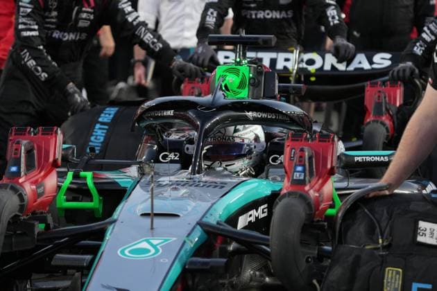 30.11.2024, Losail International Circuit, Doha, Formula 1 Qatar Airways Qatar Grand Prix 2024 ,im Bild George Russell (GBR), Mercedes-AMG Petronas Formula One Team (Photo by Hasan Bratic DeFodi Images) Defodi-506_20241130_hbr_0451