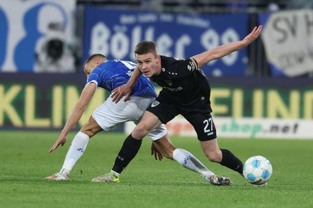 2024.11.30 xJFAx 2.Bundesliga SV Darmstadt 98 - Preußen Münster v.l., Fabian Nürnberger (SV Darmstadt 98), Jano Ter (Preußen Münster) Zweikampf, Action, Aktion, Battles for the Ball (DFL DFB REGULATIONS PROHIBIT ANY USE OF PHOTOGRAPHS as IMAGE SEQUENCES and or QUASI-VIDEO)