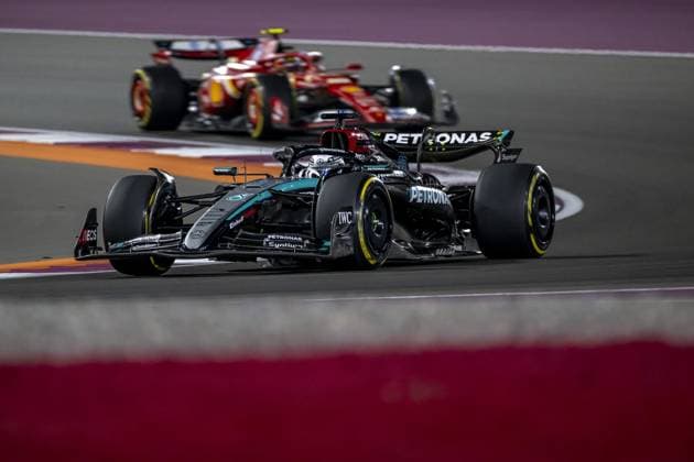 Formel 1, GP Katar in Losail, Qualifying Lusail - 30-11-2024, Lusail International Circuit, George Russell at the Formula 1 Qatar Grand Prix 2024 Saturday Formula 1 Qatar Grand Prix 2024 Saturday  x26861457x Copyright: