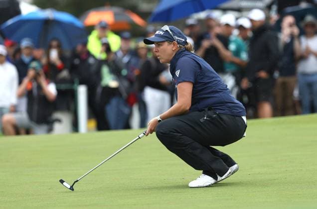 GOLF AUSTRALIAN OPEN, Hannah Green of Australia prepares to putt on the 18th during the Women?s Australian Open at Kingston Heath Golf Club in Melbourne, Sunday, December 1, 2024. ( NO ARCHIVING, EDITORIAL USE ONLY, NO USE IN BOOKS WITHOUT CONSENT MELBOURNE VICTORIA AUSTRALIA  Copyright: xCONxCHRONISx 20241201126120231029
