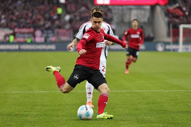 Sport Bilder des Tages Oliver Villadsen, FCN, im Hinrundenspiel der Saison 2024 2025 zwischen dem 1. FC Nürnberg und der Fortuna Düsseldorf in Nürnberg; 31 08 2024 -