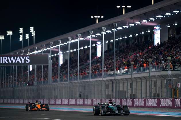 December 1, 2024, Lusail, Qatar: British driver GEORGE RUSSEL (Mercedes-AMG F1 Team) drives during the 2024 FIA Formula 1 Qatar Grand Prix at Lusail International Circuit in Lusail, Qatar. Lusail Qatar - ZUMAg147 20241201_fap_g147_017 Copyright: xJamesxGasperottix