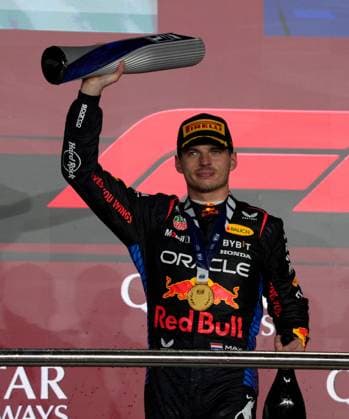 Formula 1 Qatar Airways Qatar Grand Prix 2024 01.12.2024, Losail International Circuit, Doha, Formula 1 Qatar Airways Qatar Grand Prix 2024 ,im Bild Sieger Max Verstappen (NLD), Oracle Red Bull Racing