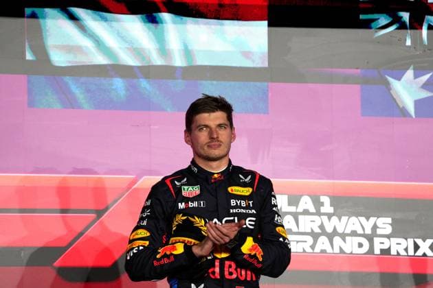 Formula 1 Qatar Airways Qatar Grand Prix 2024 01.12.2024, Losail International Circuit, Doha, Formula 1 Qatar Airways Qatar Grand Prix 2024 ,im Bild Sieger Max Verstappen (NLD), Oracle Red Bull Racing