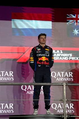 Formula 1 Qatar Airways Qatar Grand Prix 2024 01.12.2024, Losail International Circuit, Doha, Formula 1 Qatar Airways Qatar Grand Prix 2024 ,im Bild Sieger Max Verstappen (NLD), Oracle Red Bull Racing
