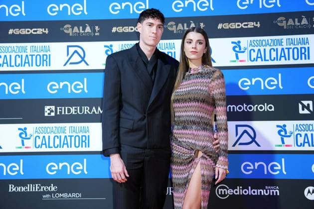 Alessandro Bastoni at AIC Soccer Gala and awards ceremony, Milan, December 02 , 2024  Copyright: xGianxMattiaxD Albertox LaPressex